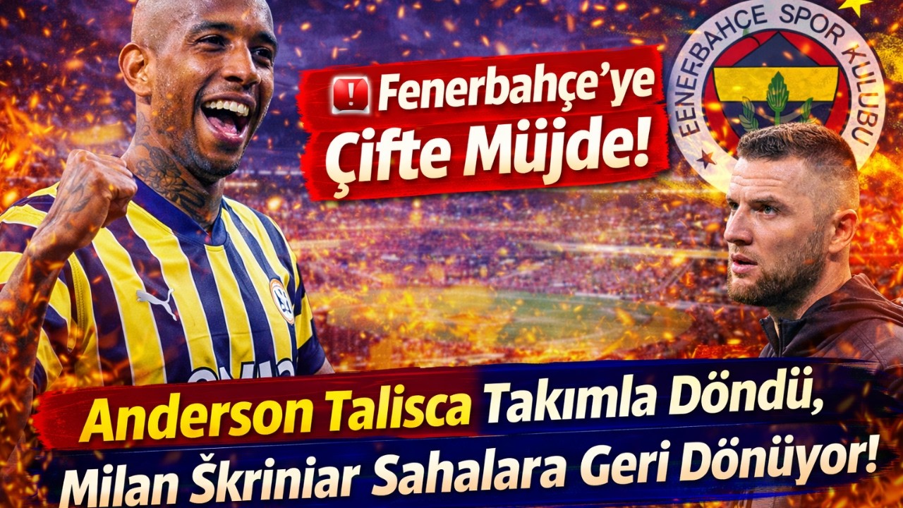 💥 Fenerbahçe’de Büyük Gelişme! Talisca Antrenmanda, Skriniar’dan Sevindiren Haber