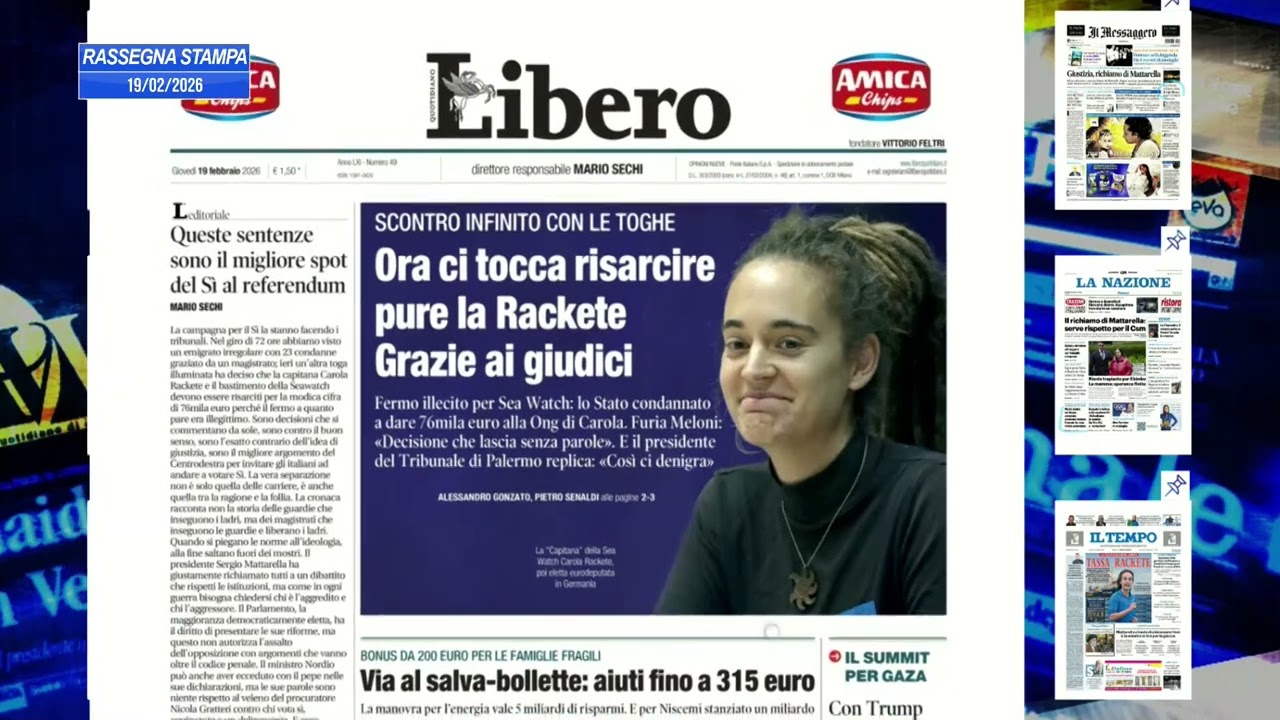 RASSEGNA NAZIONALE 19/02/26