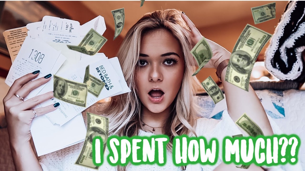 How Much I Spend In A Week As A College Student