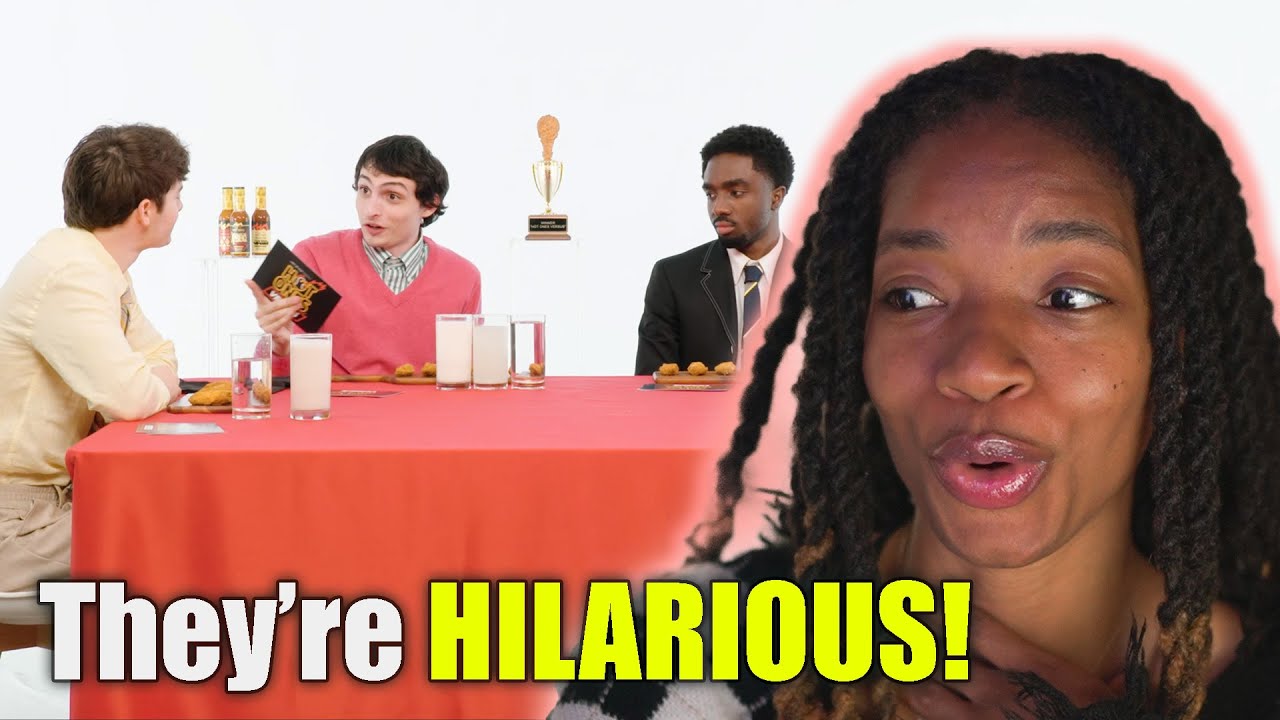 Stranger Things | Hot Ones Versus (REACTION)