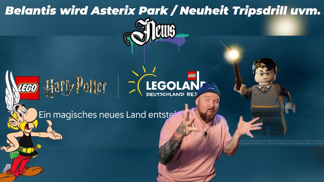 Harry Potter Freizeitpark in Deutschland / Belantis wird zu Asterix Park / Neuheiten uvm. NEWS