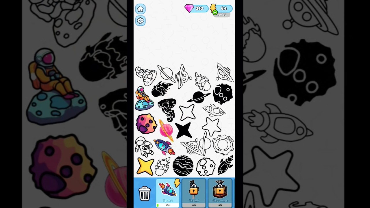 Merge Stickers Playbook 2D|Fun Puzzle Games #androidgames #gaming #puzzle