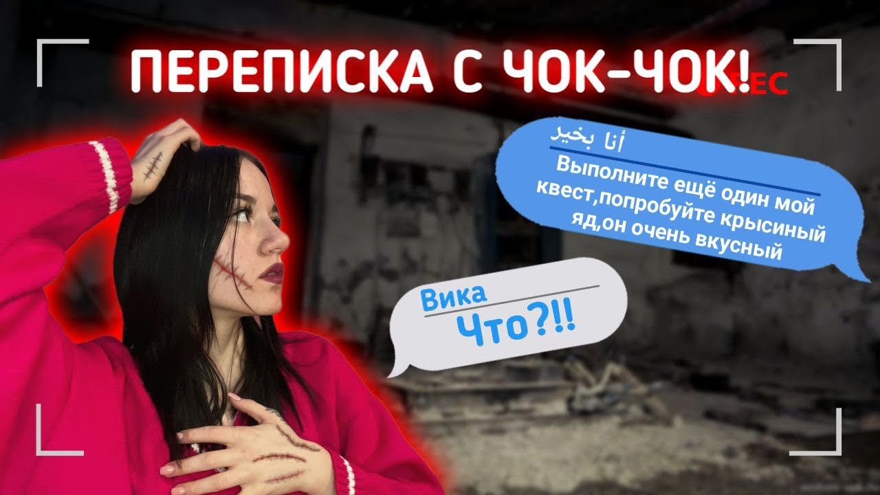 СТРАШНАЯ ПЕРЕПИСКА! МНЕ УГРОЖАЕТ ЧОК ЧОК😱