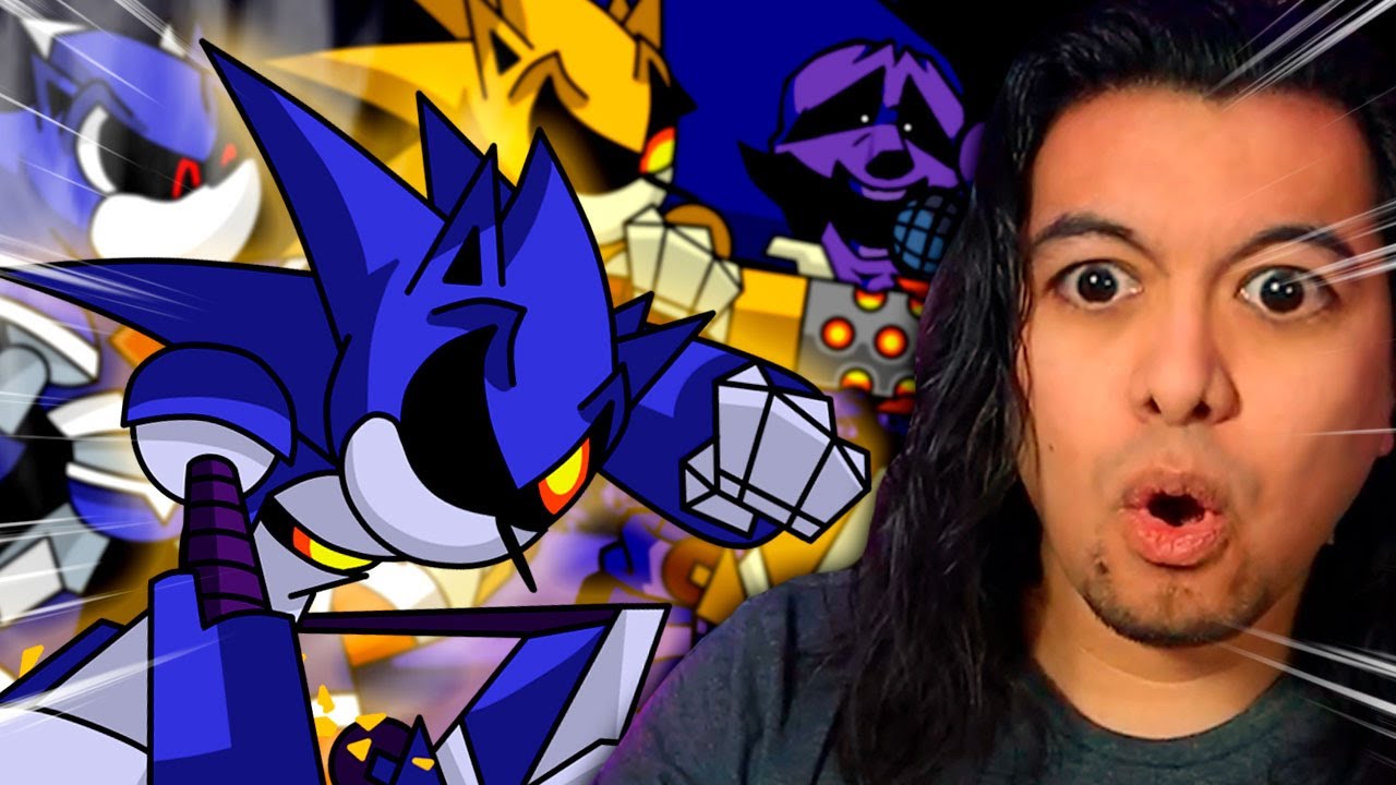 MECHA Y MAJIN SONIC NO NECESITAN MECÁNICAS PARA SER DIFICILES FNF MODS