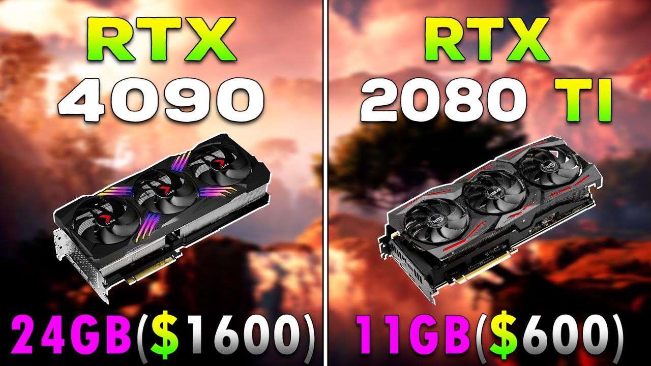 RTX 4090 24GB (2022 Flagship) vs RTX 2080 Ti 11GB (2018 Flagship) | 4 Years Difference Gaming Test