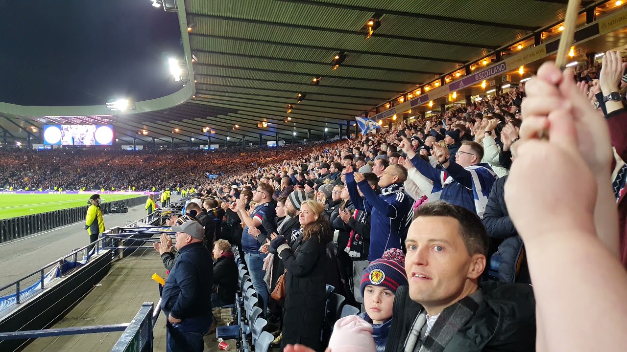 Bonny Banks of Loch Lomond at Hampden Scotland Vs Denmark Mon 15 November 2021