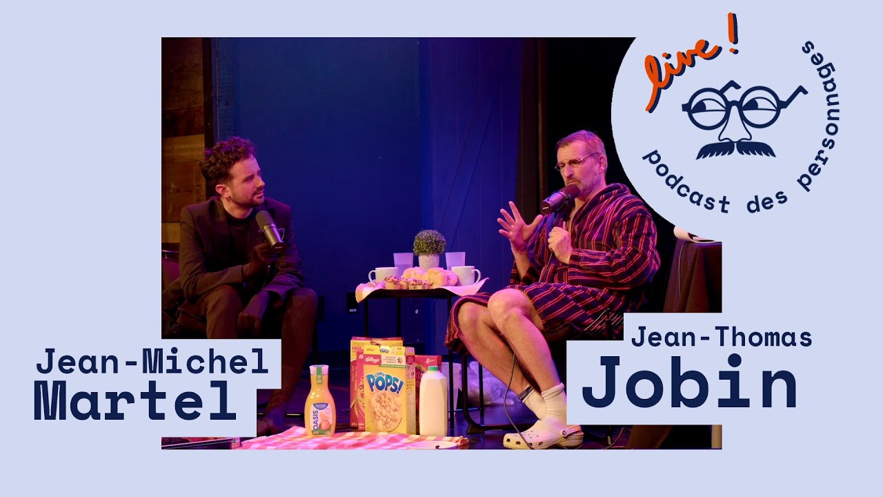 Le podcast des personnages #62 (LIVE) - Michel le déjeuneur  (JT Jobin) et le Banquier (JM Martel)