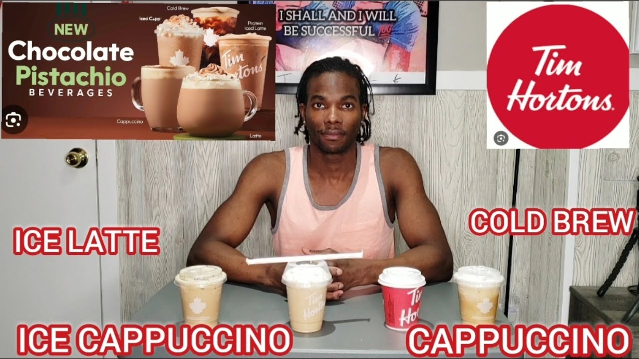 TRYING TIM HORTONS NEW CHOCOLATE PISTACHIO BEVERAGES AND RANKING THEM