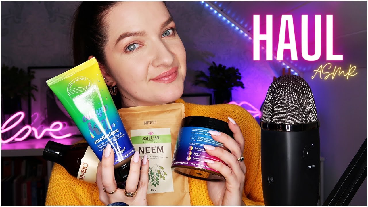 HAUL Szeptem • Polskie Kosmetyki • OnlyBio, Semilac, Sattva • Beauty ASMR Po Polsku