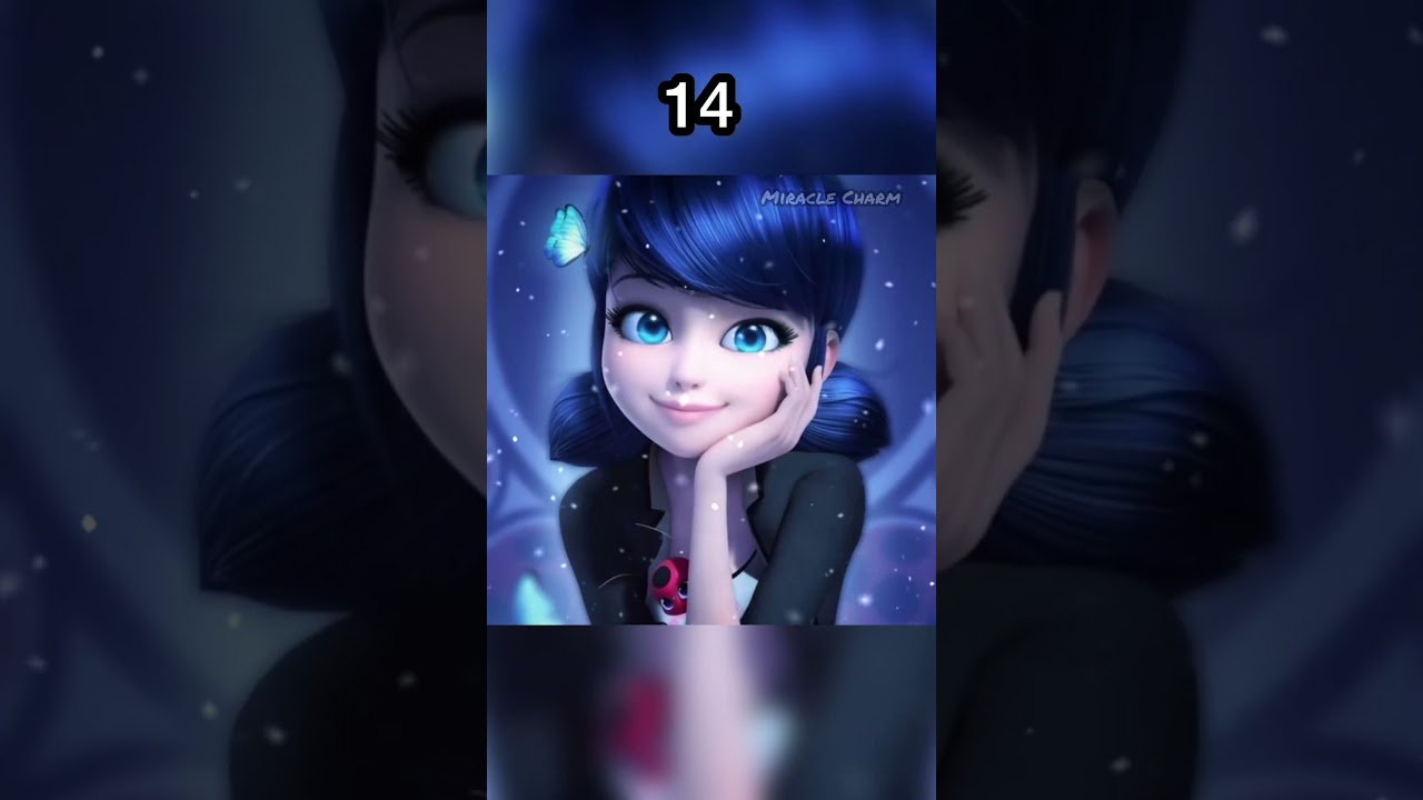 Every Main Character&rsquo;s Age In Miraculous Ladybug #shorts