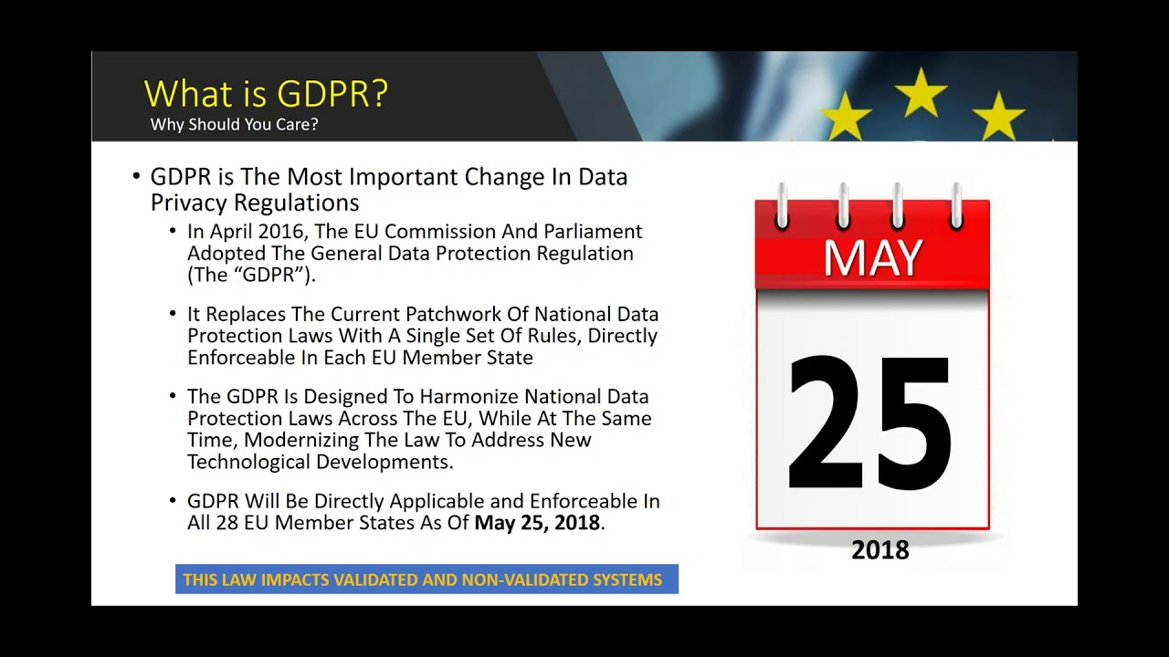GDPR in Life Sciences - Understanding the Challenges, Impact and Opportunities