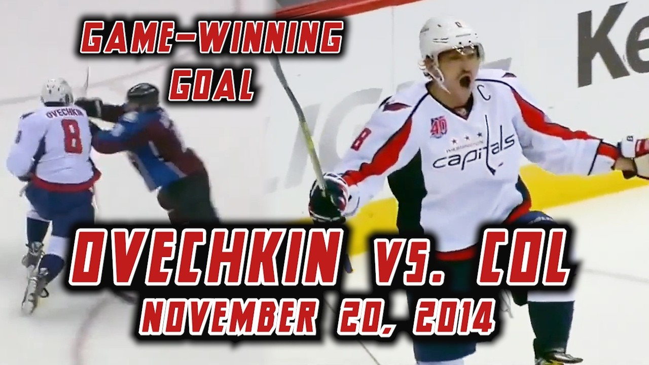 Ovechkin Beats The Avs With Sick GWG (11/20/2014)