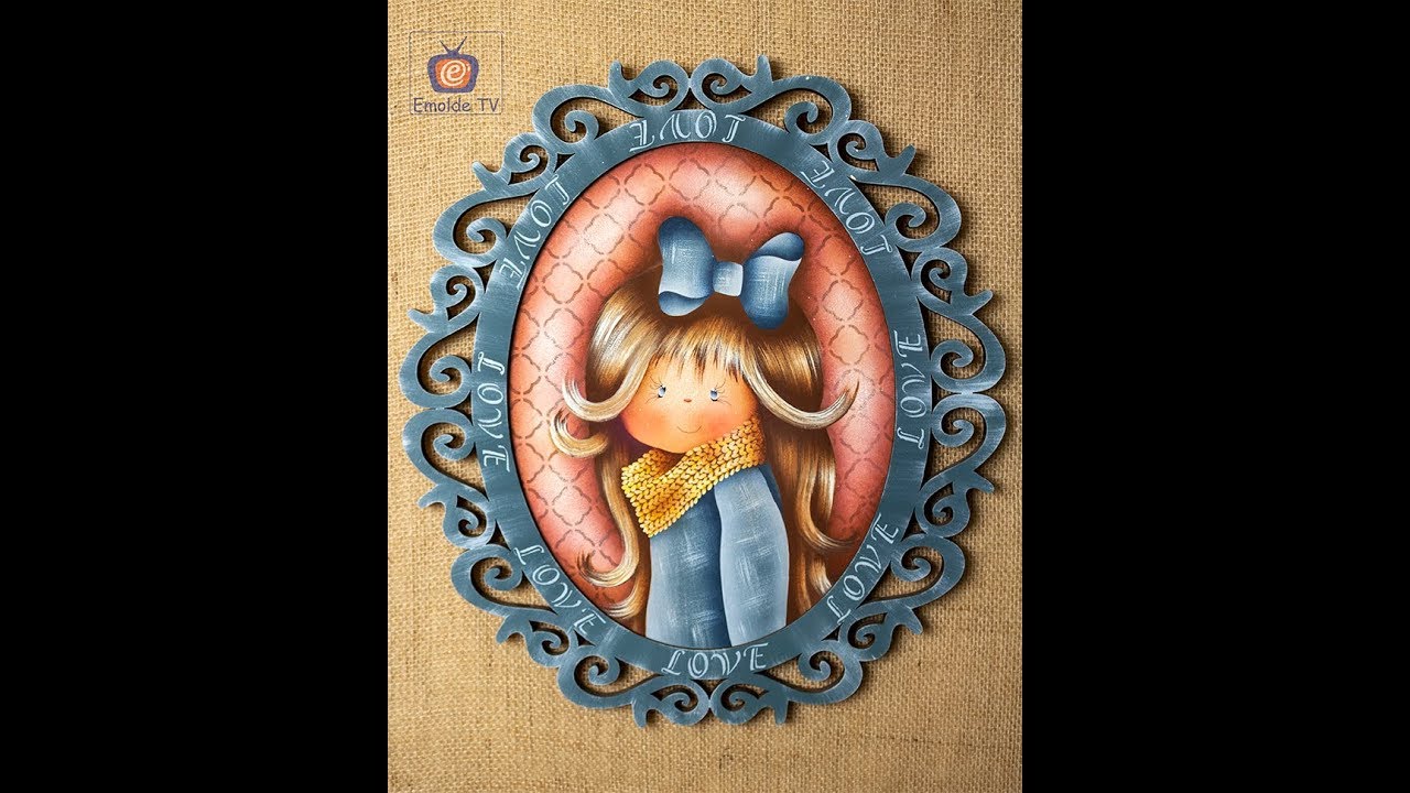 Emolde TV - Vivi Prado recebe July Santiago que ensina a boneca Silvana - pintura em madeira