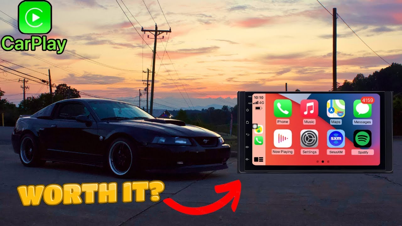 Устанавливаю магнитолу Amazon Apple CarPlay на свой Mustang GT New Edge! (Стоит ли оно того?)