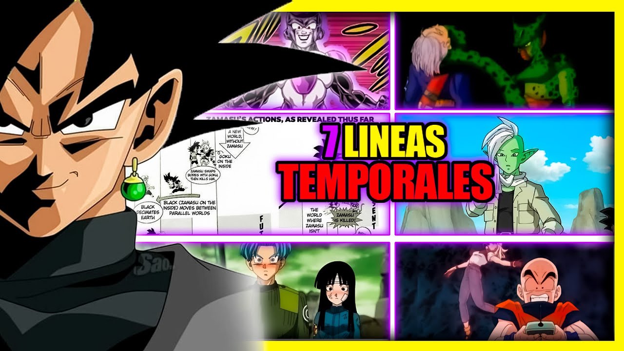 LAS 7 LINEAS DE TIEMPO CANON DE DRAGON BALL SUPER | Z | LOS SECRETOS DE TODAS LAS LINEAS TEMPORALES