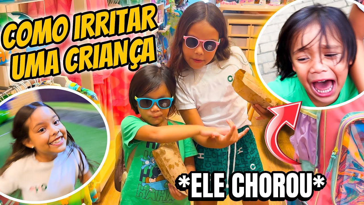 COMO IRRITAR UMA CRIANÇA NÍVEL HARD * nunca mais me peçam isso !! * 😭