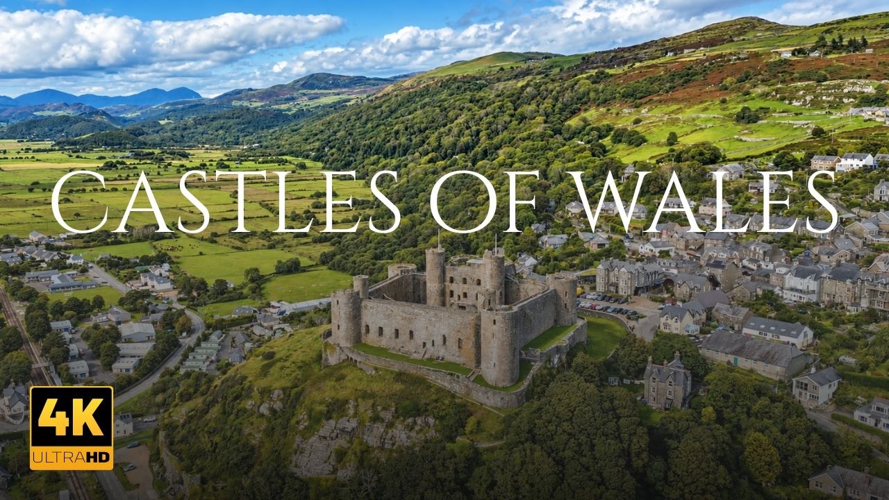 CASTLES OF WALES - AUG 2023 - DRONE WITH A VIEW - {4K} DRONE FOOTAGE