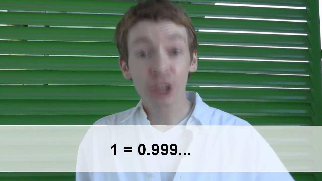 Why does 1=0.999...?
