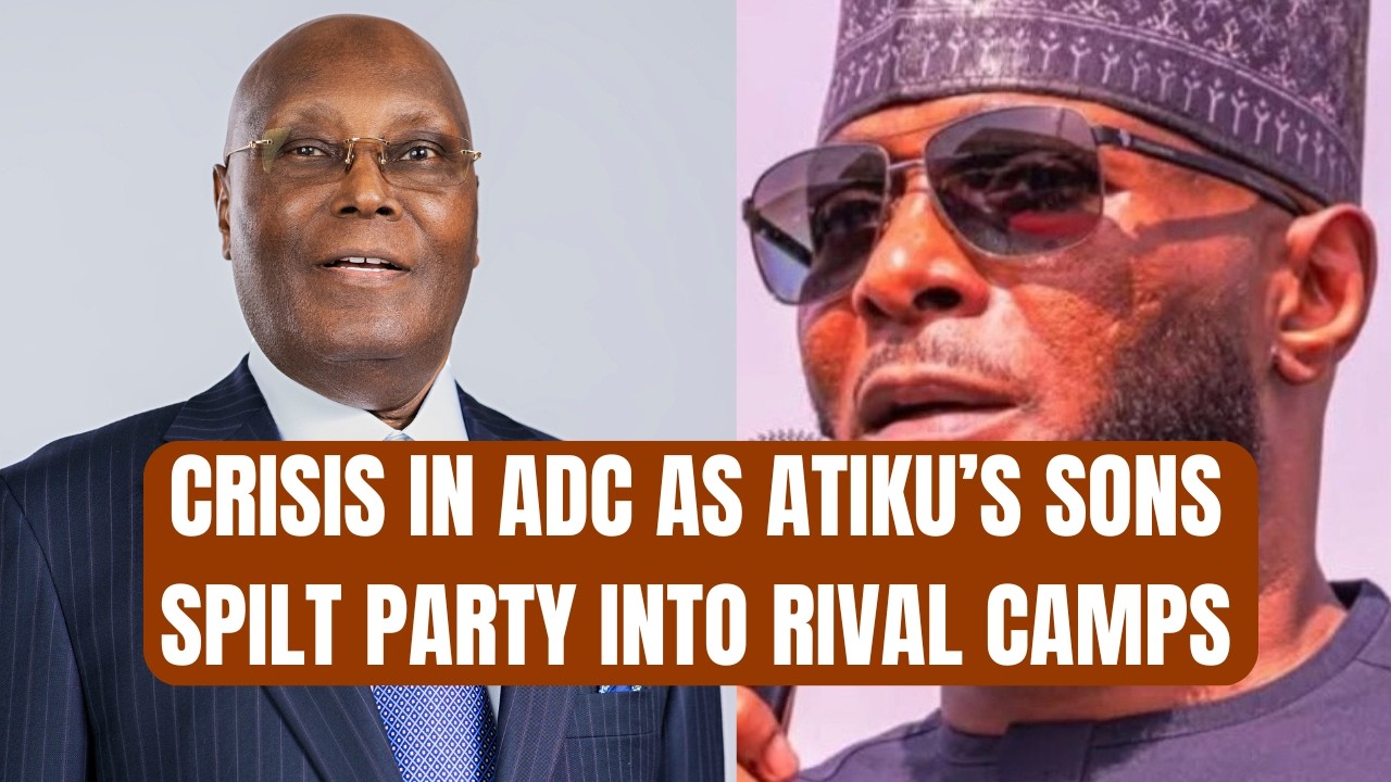 Crisis in ADC as Atiku’s Sons Spilt Party Into Rival Camps