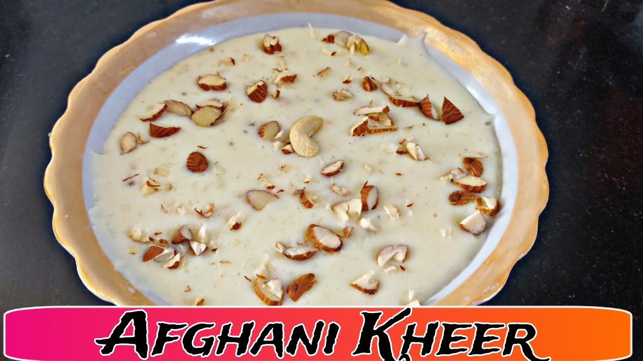Afghani Kheer /new way to make delicious dessert