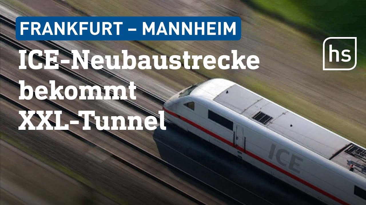 Deutsche Bahn stellt Pläne für ICE-Neubaustrecke Frankfurt - Mannheim vor | hessenschau