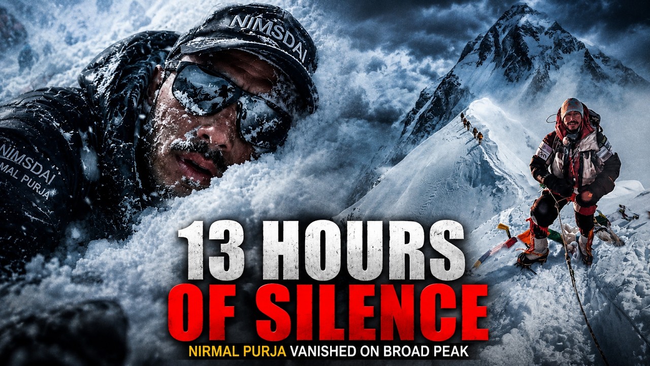 Nims Purja's Disappearance. Avalanche on Broad Peak