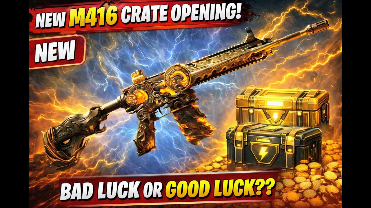 New M416 crate opening, Bad luck 😞🤞 #pubgmobile #bgmi