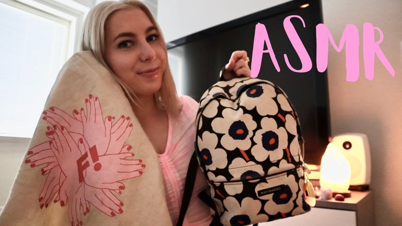 ASMR SUOMI - Mitä mun laukussa on?