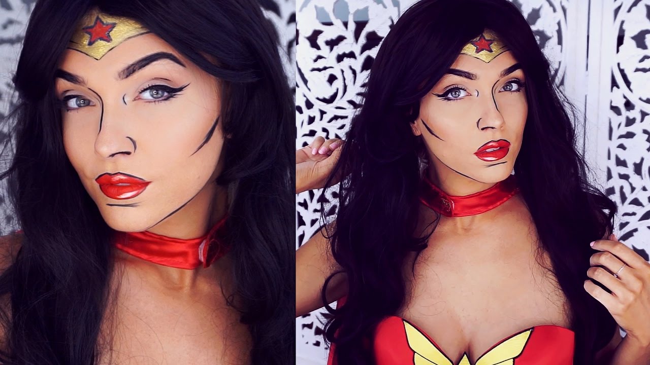 Pop Art WONDER WOMAN | HALLOWEEN Look