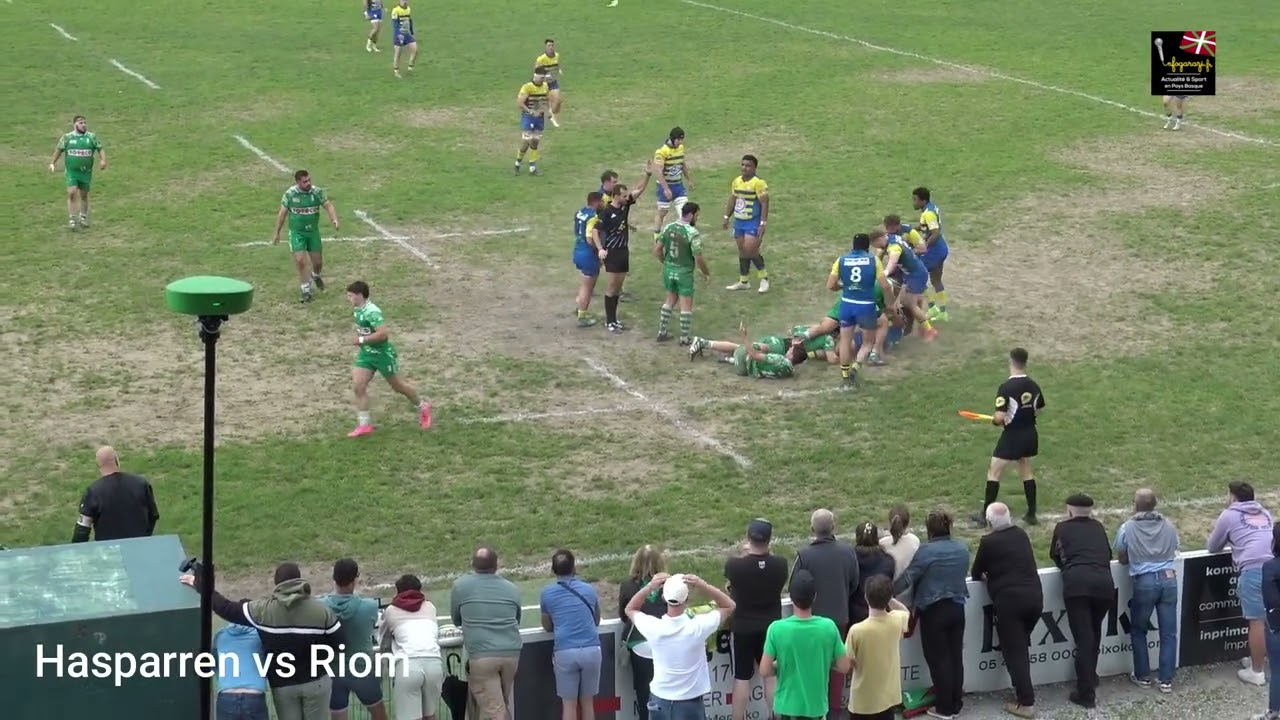 Hasparren contre Riom Match de Barrages Fédérale 2)