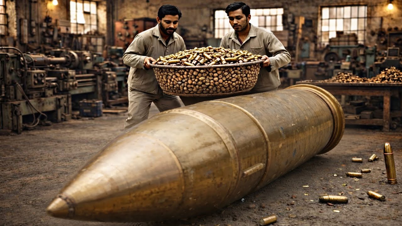 This is How Ammo Bullets Are Made in Factory