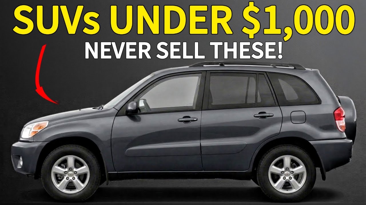 5 Best Used SUVs Under $1,000 You Should Actually Buy in 2026!