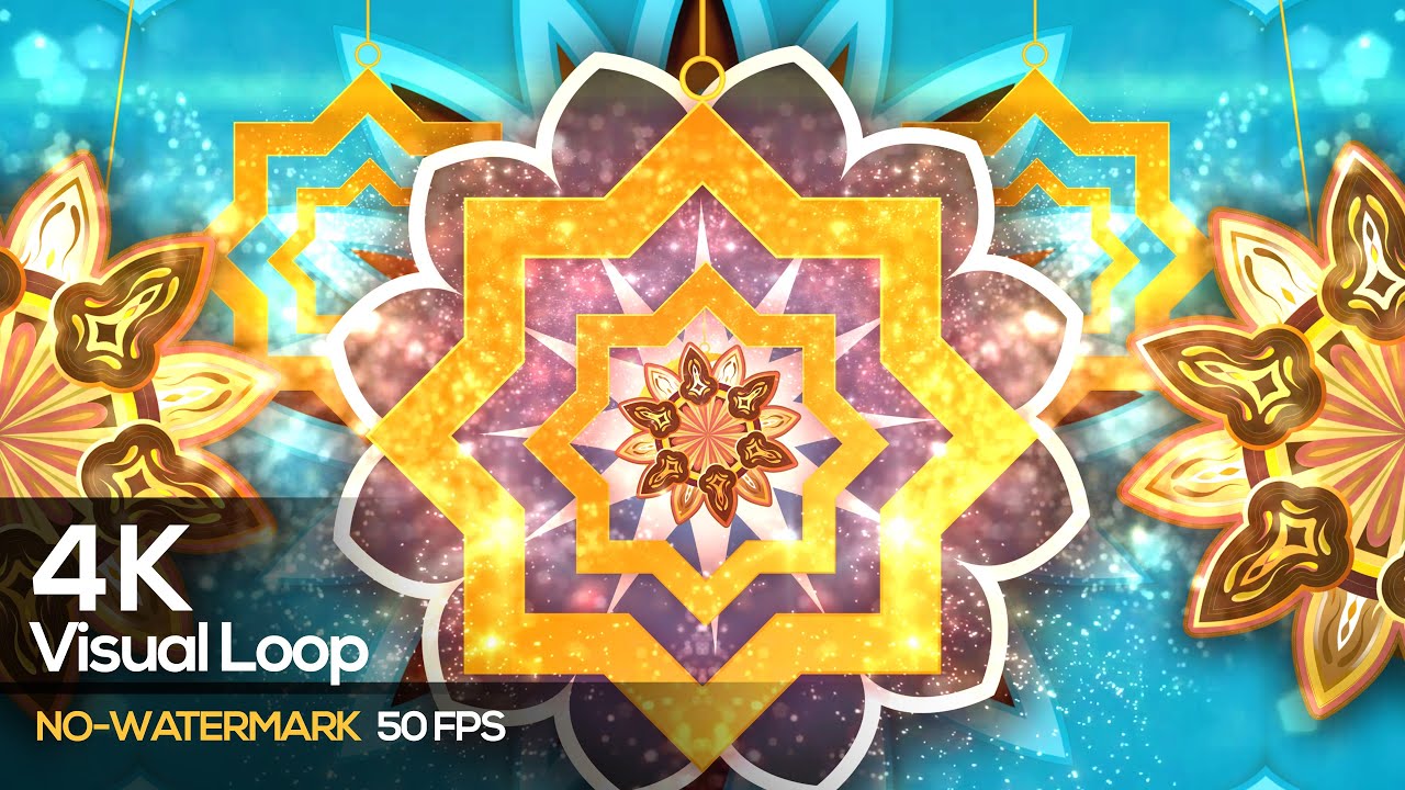 4K VISUAL LOOP ANIMATION RESOLUME (VJ LOOP) - ISLAMIC ANIMATION | ISLAMIC BACKGROUND MUSIC