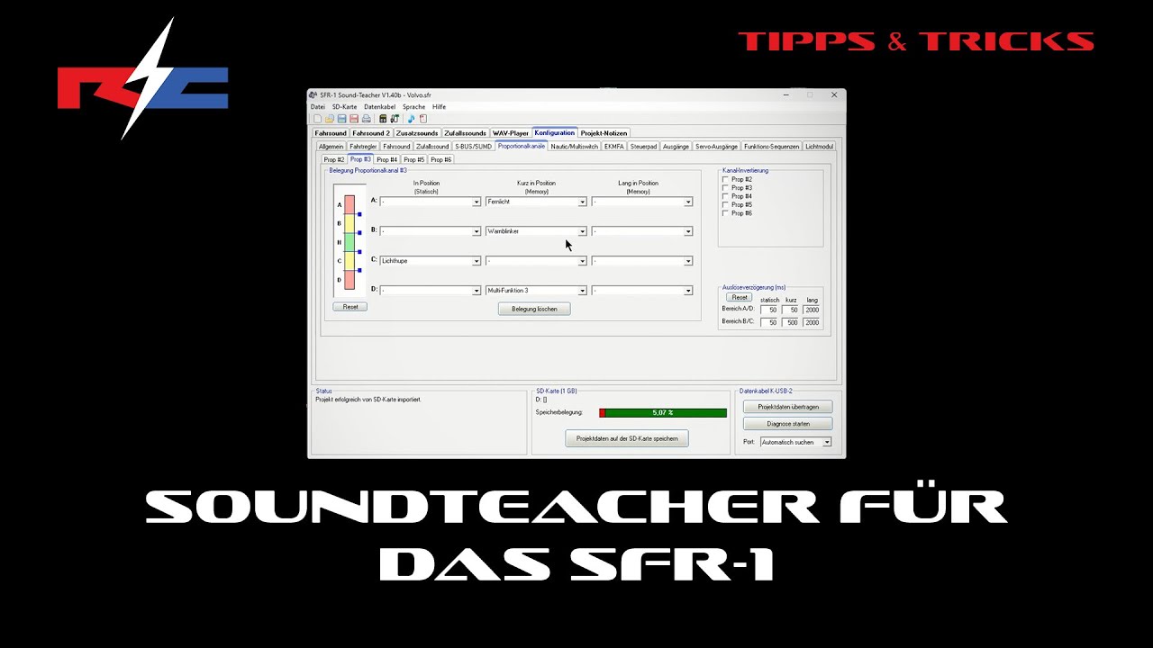 Soundteacher für das SFR-1 // Tipps, Tricks & Tutorials