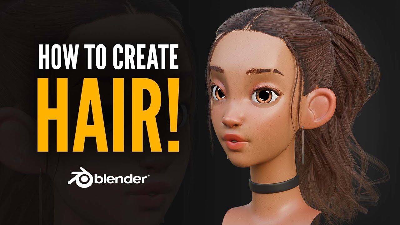 Самый простой способ ухода за волосами с помощью системы узлов геометрии Blender
