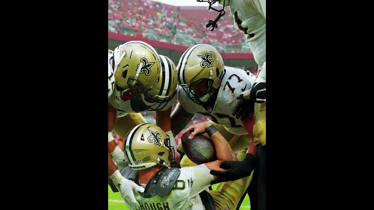 Tyler Shough Can't Be Stopped on TD Run! #saints #nfl #shorts