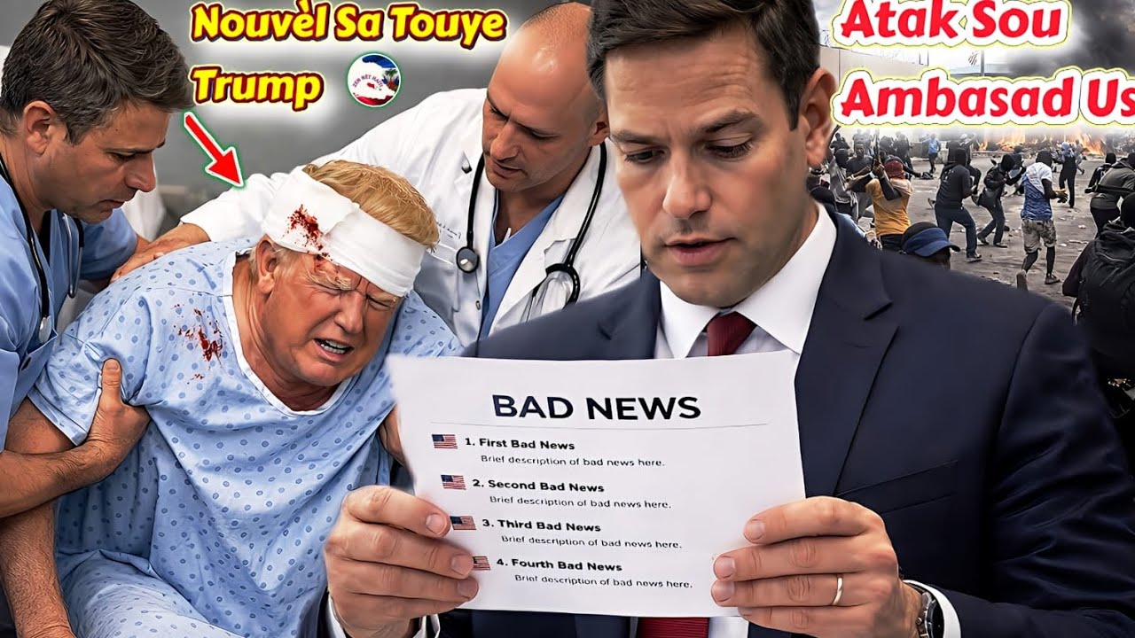 1 Fev Rèl Presyon An Jete Trump 4Move Nouvèl Fèk Tombe nan kòlèt Li Dife koutbal sou Ambasad USA zen