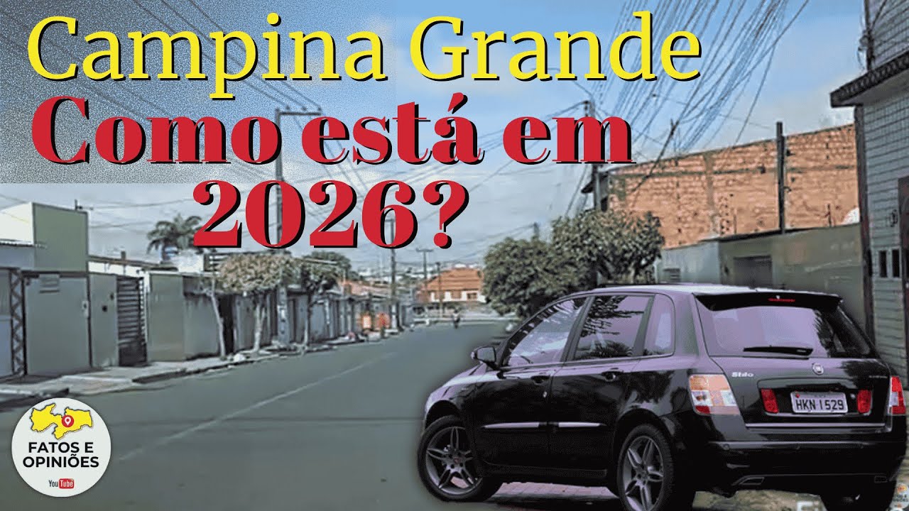 PELAS RUAS DE CAMPINA GRANDE : PRIMEIRO VÍDEO DE 2026
