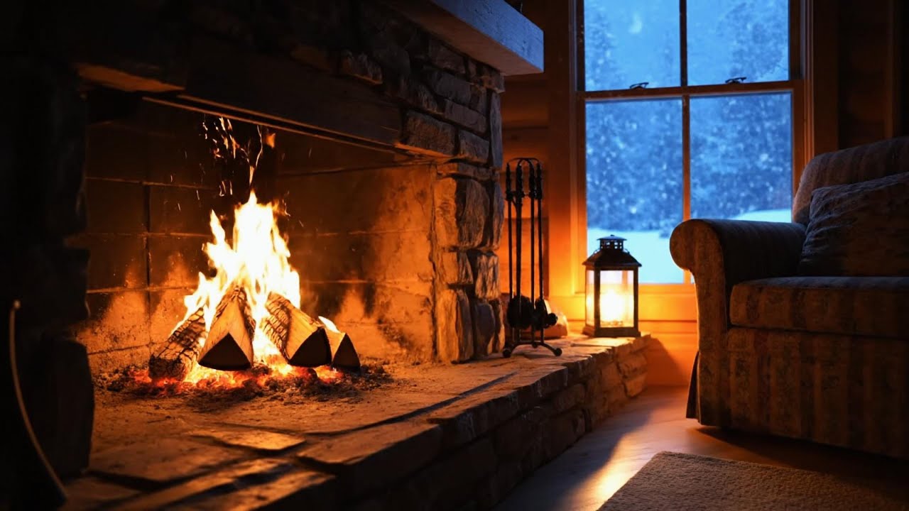 Silent Fireplace 🔥❄️ Cozy Winter Ambience | 2026