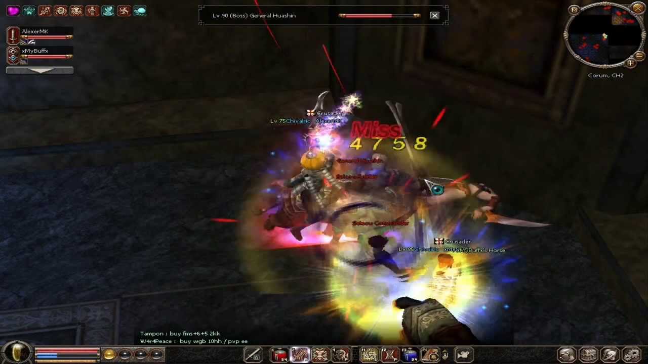 Lv75 AlexerMK vs Captain Huashin (Metin2 UK)