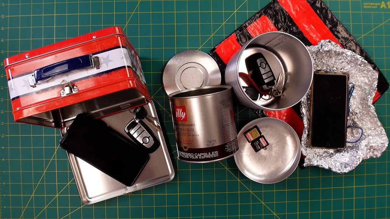 Don't Get Robbed: Build a Faraday Cage with Stuff You Already Have