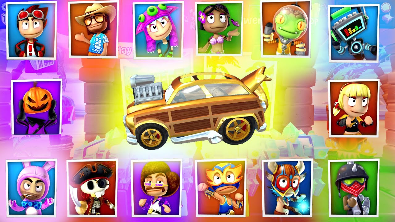 Surf N Turf ft All Character - Hot Wheels - Beach Buggy Racing 2