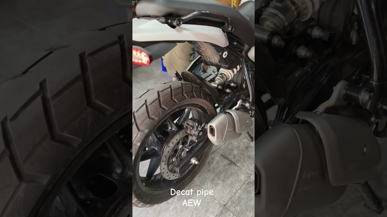 Guerrilla 450 decat pipe from #aew #exhaustpipe #grr #guerrilla450 #automobile #royalenfieldindia