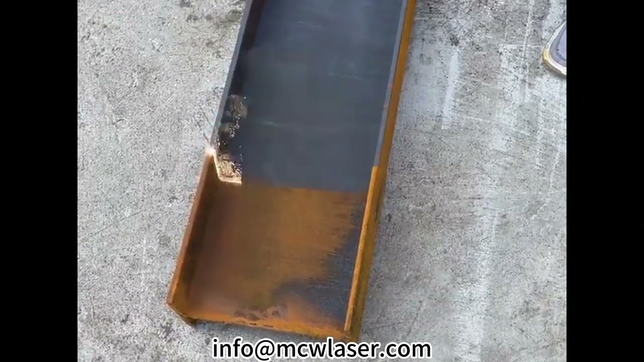 Rust Removal of Metal Parts - MCWlaser Handheld Fiber Laser Cleaning Machine