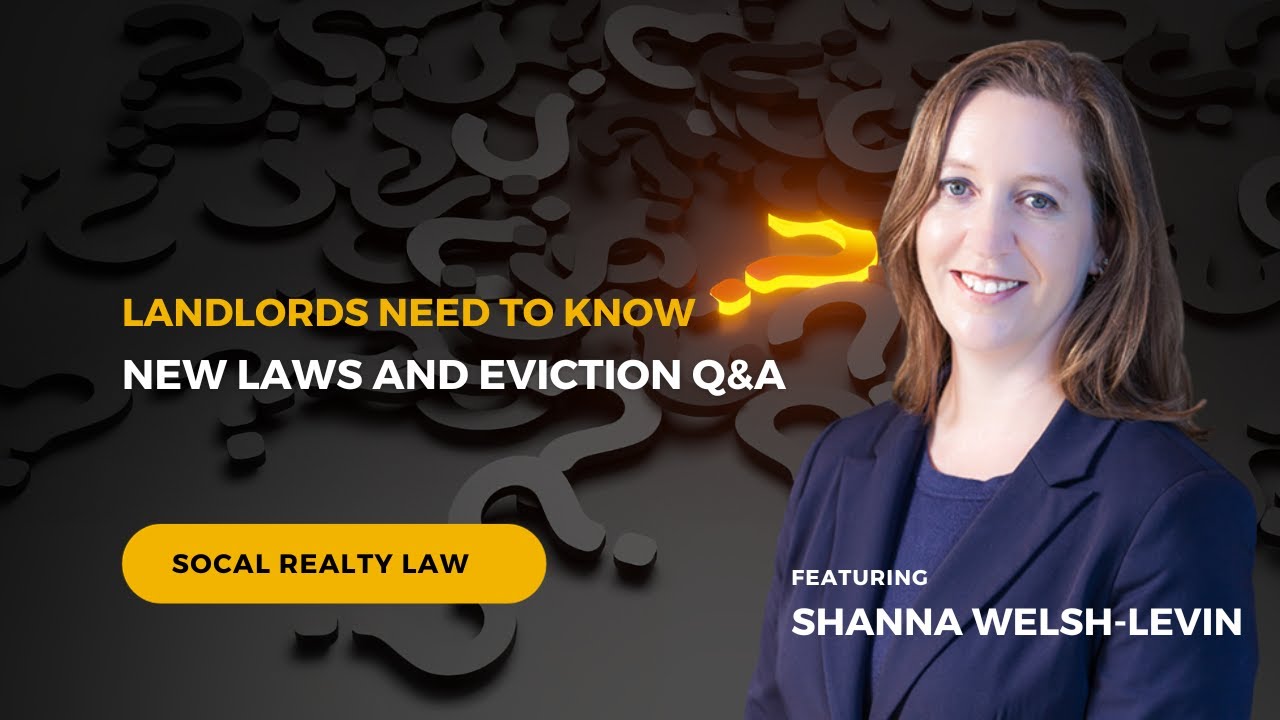 Landlords Need to Know: New Laws and Eviction Q&A
