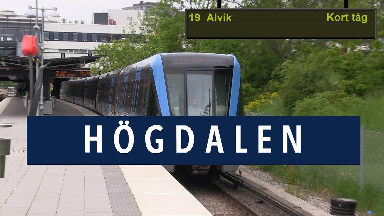 Högdalen tunnelbanestation Stockholms Tunnelbana