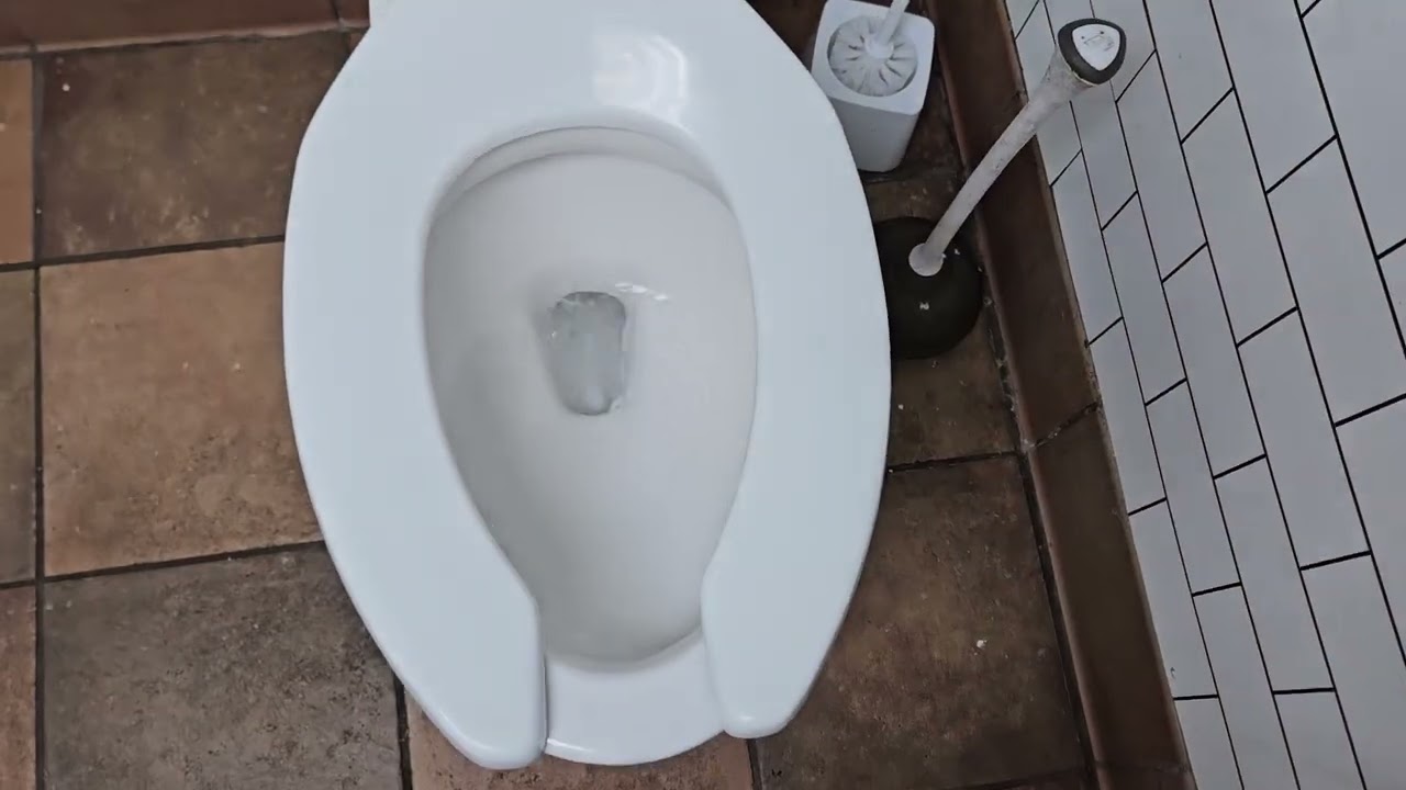 Qdoba Men's Restroom with New AS Champion Toilet 