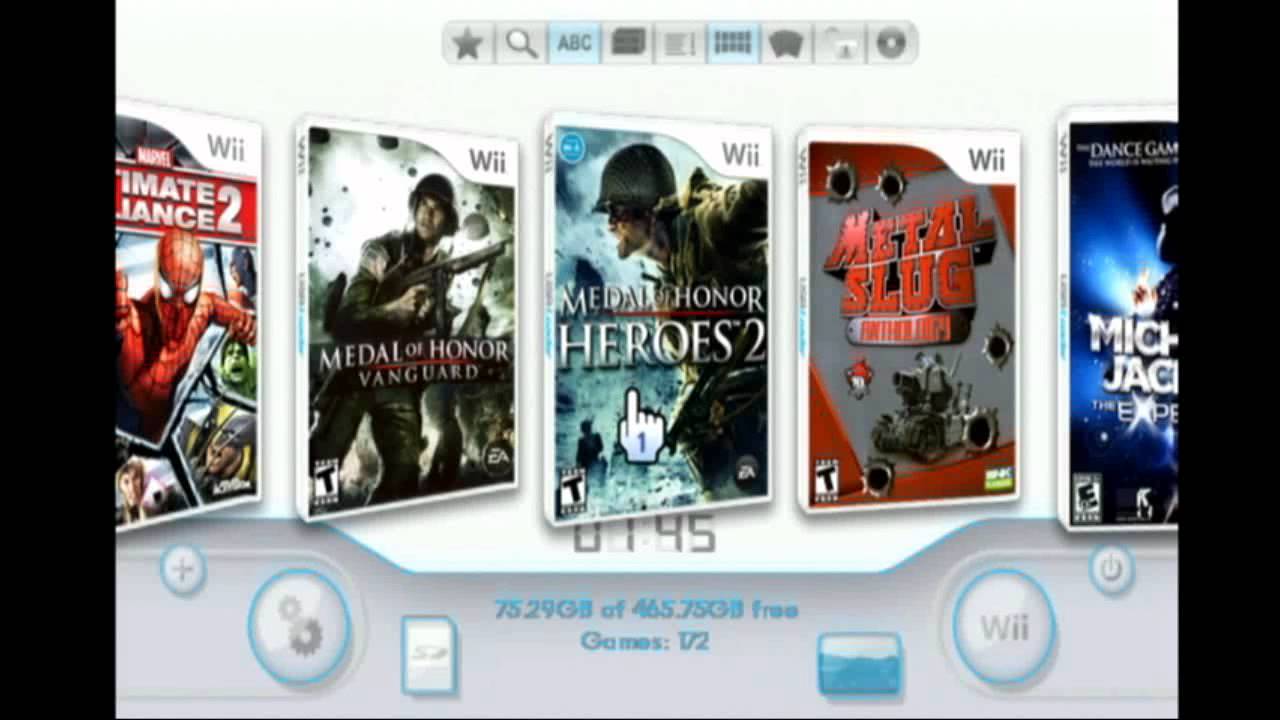 Chip de Wii Mis juegos de Nintendo Wii