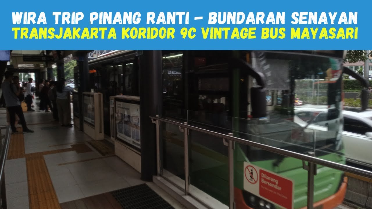 TRIP Spesial TransJakarta Koridor 9C Pinang Ranti - Bundaran Senayan Pakai Bus Vintage MYS