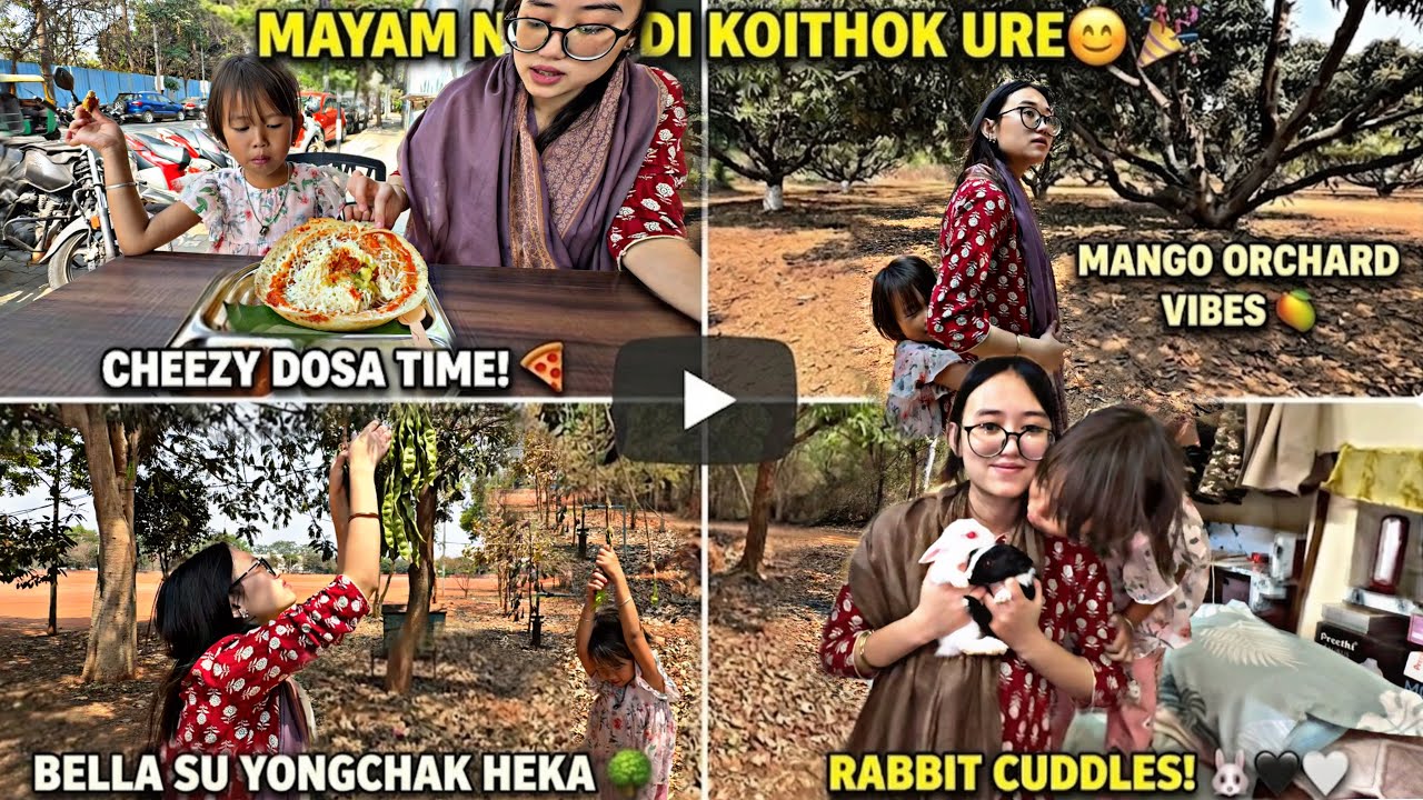 Ngasidi Koithok Ure😊|| Bangalore Yongchak Su Heklka😅|| Bella Se Rabbit Pame D Hai Kibadi Loire😂